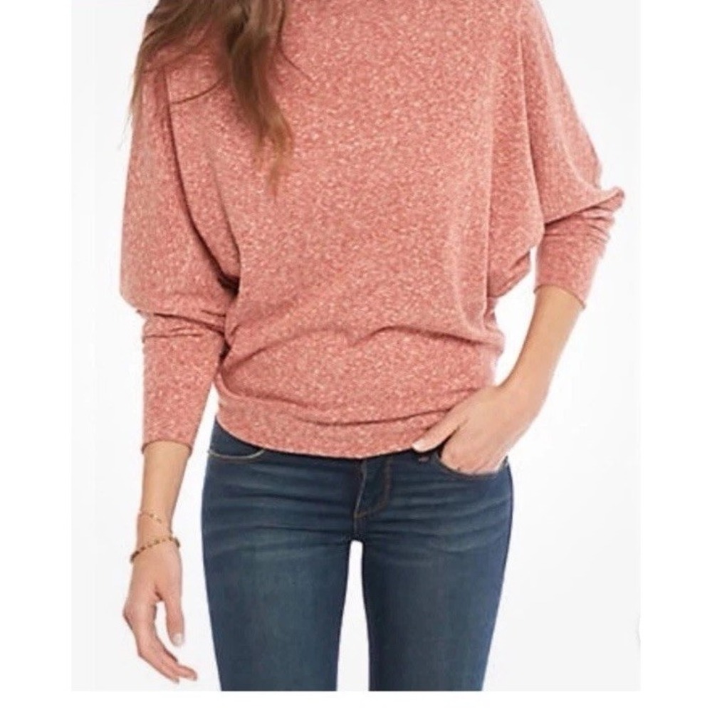 We The Free Free People Valencia Top Boat  Neck Off Shoulders Red Clay Medium
